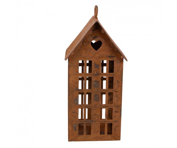 Decorative Figurine House 7x8x15 Cm Brown Metal - 7*8*15 cm Clayre & Eef