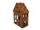 Hrdzavý svietnik v tvare domčeka Rustic Charm - 20*12*29 cm Clayre & Eef