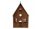 Decorative Figurine House 14x15x22 Cm Brown Metal - 14*15*22 cm Clayre & Eef