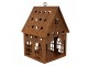 Rezavý svícen ve tvaru domku Rustic Charm - 14*15*22 cm Clayre & Eef