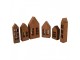 Decorative Figurine House 27x3x14 Cm Brown Metal - (6) 27*3*14 cm Clayre & Eef