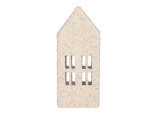 Decorative Figurine House 5x4x11 Cm White Metal - 5*4*11 cm