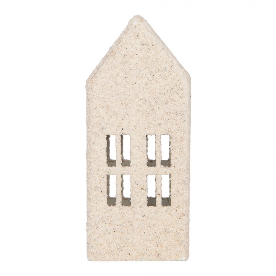 Kovový domek s pískovým povrchem Raw Sand - 5*4*11 cm