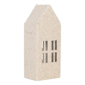 Kovový domek s pískovým povrchem Raw Sand - 5*4*11 cm