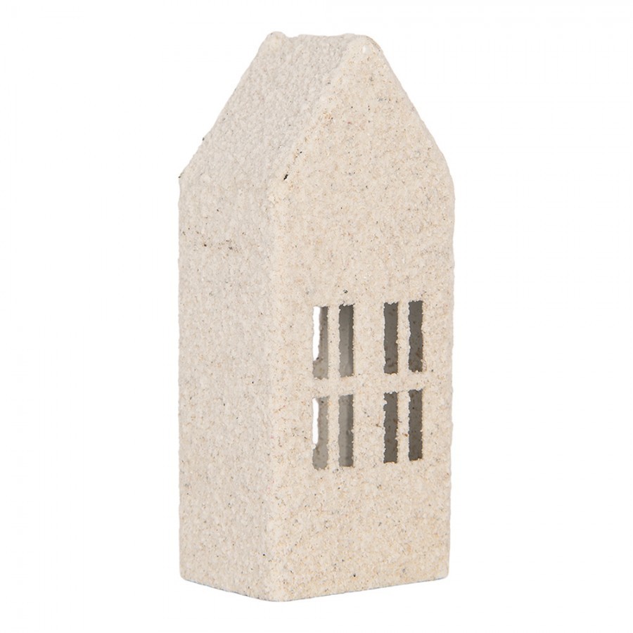 Kovový domek s pískovým povrchem Raw Sand - 5*4*11 cm