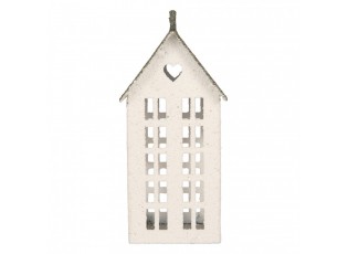 Decorative Figurine House 7x5x15 Cm White Metal - 7*8*17 cm
