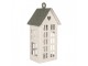 Kovový svícen domek s pískovým povrchem Raw Sand - 7*8*17 cm Clayre & Eef