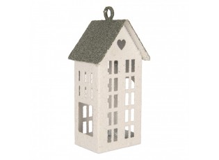 Decorative Figurine House 7x5x15 Cm White Metal - 7*8*17 cm