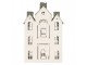 Decorative Figurine House 25x15x47 Cm White Metal - 25*15*47 cm Clayre & Eef