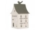 Decorative Figurine House 12x12x27 Cm White Metal - 12*12*27 cm Clayre & Eef