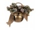 Christmas Decoration Figurine Bell 16x7x13 Cm Gold Colored Metal - 16*7*13 cm Clayre & Eef