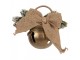 Christmas Decoration Figurine Bell 16x7x13 Cm Gold Colored Metal - 16*7*13 cm Clayre & Eef