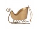 Christmas Ornament Sled 14x7x12 Cm Gold Colored Metal - 14*7*12 cm Clayre & Eef