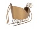 Christmas Ornament Sled 14x7x12 Cm Gold Colored Metal - 14*7*12 cm Clayre & Eef