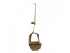 Christmas Ornament 7x7x17 Cm Grey Metal - 7*7*17 cm Clayre & Eef