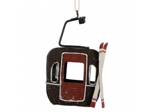 Christmas Ornament 7x5x12 Cm Grey Metal - 7*5*12 cm