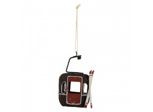 Christmas Ornament 7x5x12 Cm Grey Metal - 7*5*12 cm