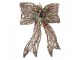 Christmas Decoration With LED Lighting 41x10x51 Cm / 3xAA Brown Rattan - LED 41*10*51 cm / 3*AA Clayre & Eef
