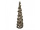 Christmas Decoration With LED Lighting Christmas Tree ? 15x41 Cm / 2xAA Green Rattan - LED ? 15*41 cm / 2*AA Clayre & Eef
