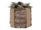 Christmas Decoration With LED Lighting Gift ? 25x30 Cm / 3xAA Brown Rattan - LED ? 25*30 cm / 3*AA Clayre & Eef