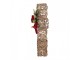 Christmas Decoration With LED Lighting Gingerbread Man 50x8x41 Cm / 3xAA Brown Rattan - 31*11*41 cm Clayre & Eef