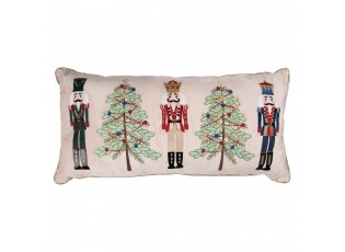 Vánoční dekorační polštář s Louskáčky Nutcracker - 76*35*4 cm