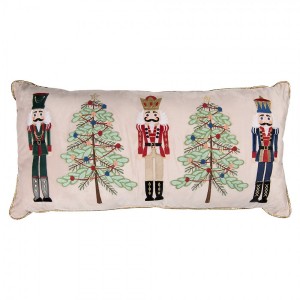 Vánoční dekorační polštář s Louskáčky Nutcracker - 76*35*4 cm
