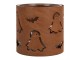 Rustikální rezavý svícen s duchy Halloween - Ø 16*15 cm Clayre & Eef