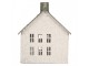 Kovový svícen domek s pískovým povrchem Raw Sand - 12*7*15 cm Clayre & Eef