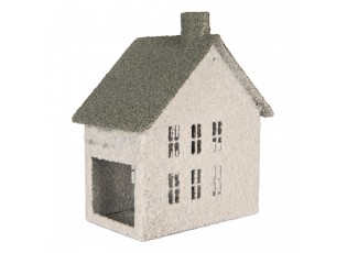 Decorative Figurine House 12x7x15 Cm White Metal - 12*7*15 cm