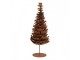 Rezavý rustikální svícen na úzkou svíčku stromek Tree Rust - Ø 18*38 cm Clayre & Eef