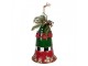 Christmas Decoration Figurine Bell ? 24x36 Cm Red Metal - ? 24*36 cm Clayre & Eef