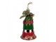 Christmas Decoration Figurine Bell ? 24x36 Cm Red Metal - ? 24*36 cm Clayre & Eef