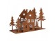 Tealight Holder House 20x8x12 Cm Brown Metal - 20*8*12 cm Clayre & Eef