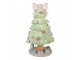 Music Box Christmas Tree ? 13x23 Cm Green Plastic - ? 13*23 cm Clayre & Eef
