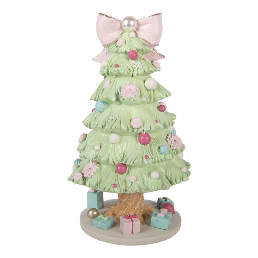 Music Box Christmas Tree ? 13x23 Cm Green Plastic - ? 13*23 cm