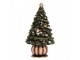 Music Box Christmas Tree ? 13x23 Cm Green Plastic - ? 13*23 cm Clayre & Eef