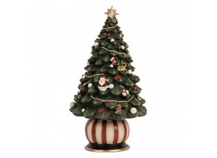 Music Box Christmas Tree ? 13x23 Cm Green Plastic - ? 13*23 cm