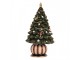 Music Box Christmas Tree ? 13x23 Cm Green Plastic - ? 13*23 cm Clayre & Eef