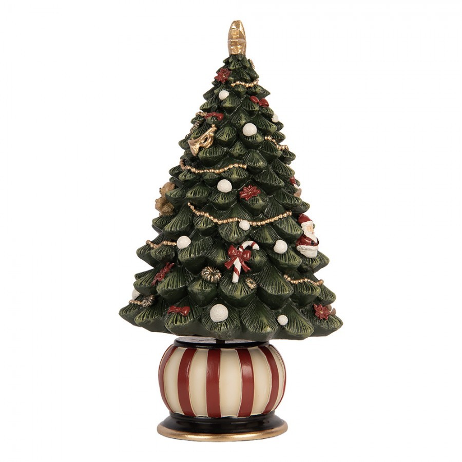Music Box Christmas Tree ? 13x23 Cm Green Plastic - ? 13*23 cm