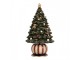 Music Box Christmas Tree ? 13x23 Cm Green Plastic - ? 13*23 cm Clayre & Eef