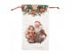 Látkový vánoční pytlík Santa - 14*1*22 cm Clayre & Eef