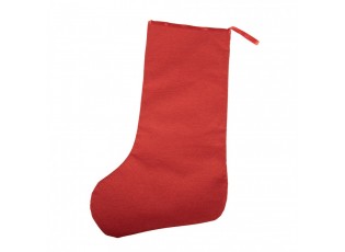 Vánoční punčocha Santa s děvčátkem M - 25*1*36 cm