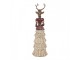 Vánoční dekorace jelení dáma Deer Vintage - 13*11*41 cm Clayre & Eef