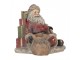 Christmas Decoration Figurine Santa Claus 23x19x19 Cm Red Plastic - 23*19*19 cm Clayre & Eef