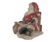 Christmas Decoration Figurine Santa Claus 23x19x19 Cm Red Plastic - 23*19*19 cm Clayre & Eef