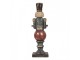 Christmas Decoration Figurine Nutcracker 10x9x29 Cm Red Plastic - 10*9*29 cm Clayre & Eef
