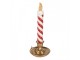 Christmas Decoration Figurine Candlestick 12x11x26 Cm Gold Colored Plastic - 12*11*26 cm Clayre & Eef