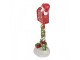 Christmas Decoration Figurine Mailbox 8x6x17 Cm Red Plastic - 8*6*17 cm Clayre & Eef