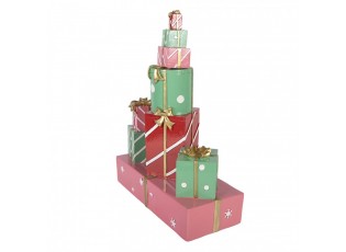 Christmas Decoration Figurine Gift 27x12x36 Cm Green Plastic - 27*12*36 cm